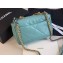 Chanel 19 Small Leather Flap Bag AS1160 Mint Green 2020