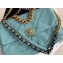 Chanel 19 Large Leather Flap Bag AS1161 Mint Green 2020