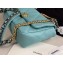 Chanel 19 Large Leather Flap Bag AS1161 Mint Green 2020