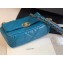 Chanel 19 Small Leather Flap Bag AS1160 Turquoise Blue 2020