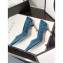 Gucci Heel 7.5cm Velvet GG Pumps Sky Blue 2019