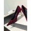 Gucci Heel 7.5cm Velvet GG Pumps Burgundy 2019