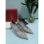 Valentino Heel 7.5cm VLOGO Calfskin Pumps Poudre 2019