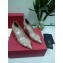 Valentino Heel 7.5cm VLOGO Calfskin Pumps Poudre 2019