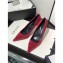 Gucci Heel 5.5cm Velvet GG Pumps Dark Pink 2019