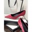 Gucci Heel 5.5cm Velvet GG Pumps Dark Pink 2019