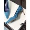 Gucci Heel 5.5cm Velvet GG Pumps Sky Blue 2019