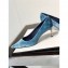 Gucci Heel 5.5cm Velvet GG Pumps Sky Blue 2019