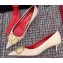 Valentino Heel 4cm VLOGO Calfskin Pumps Nude 2019