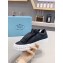 Prada Gabardine Fabric Fringe Low-top Sneakers Black 2020