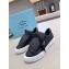 Prada Gabardine Fabric Fringe Low-top Sneakers Black 2020