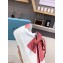 Prada Gabardine Fabric Fringe Low-top Sneakers White/Pink 2020
