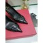 Valentino Heel 7.5cm VLOGO Calfskin Pumps So Black 2019