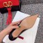 Valentino Heel 4cm VLOGO Calfskin Pumps Black 2019