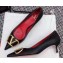 Valentino Heel 4cm VLOGO Calfskin Pumps Black 2019