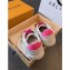 Louis Vuitton Monogram-print Frontrow Sneakers White/Fuchsia 2020