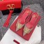 Valentino Heel 4cm VLOGO Calfskin Slingback Pumps Poudre 2019