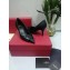 Valentino Heel 7.5cm VLOGO Calfskin Pumps So Black 2019