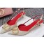 Valentino Heel 4cm VLOGO Calfskin Slingback Pumps Nude 2019