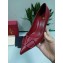 Valentino Heel 7.5cm VLOGO Calfskin Pumps Red 2019