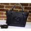 Gucci Soho Leather Top Handle Bag 369176 Black