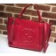 Gucci Soho Leather Top Handle Bag 369176 Red