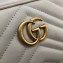 Gucci GG Marmont Mini Shoulder Bag 598596 White