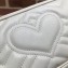 Gucci GG Marmont Mini Shoulder Bag 598596 White
