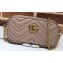 Gucci GG Marmont Mini Shoulder Bag 598596 Nude