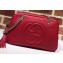 Gucci Soho Leather Chain Shoulder Bag 308983 Red