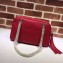 Gucci Soho Leather Chain Shoulder Bag 308983 Red