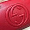Gucci Soho Leather Chain Shoulder Bag 308983 Red