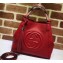 Gucci Soho Leather Shoulder Small Bag 336751 Red