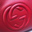 Gucci Soho Leather Shoulder Small Bag 336751 Red