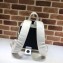 Gucci Web Ophidia GG Small Backpack Bag 547965 Flora Print White