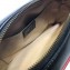 Gucci Diagonal GG Marmont Small Shoulder Camera Bag 447632 Black/Beige