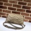 Gucci GG Marmont Small Matelassé Shoulder Camera Bag 447632 Velvet Taupe