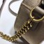 Gucci GG Marmont Small Matelassé Shoulder Camera Bag 447632 Velvet Taupe