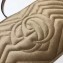 Gucci GG Marmont Small Matelassé Shoulder Camera Bag 447632 Velvet Taupe
