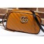 Gucci Diagonal GG Marmont Small Shoulder Camera Bag 447632 Brown