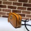 Gucci Diagonal GG Marmont Small Shoulder Camera Bag 447632 Brown
