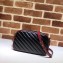 Gucci Diagonal GG Marmont Small Shoulder Camera Bag 447632 Black