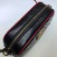 Gucci Diagonal GG Marmont Small Shoulder Camera Bag 447632 Black