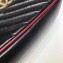 Gucci Diagonal GG Marmont Small Shoulder Camera Bag 447632 Black