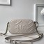 Gucci GG Marmont Small Matelassé Shoulder Camera Bag 447632 Leather White