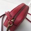 Gucci GG Marmont Small Matelassé Shoulder Camera Bag 447632 Leather Red