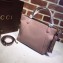 Gucci Soho Leather Top Handle Bag 369176 Nude Pink