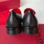Valentino Leather Loafers With V Logo Black/Red 2020