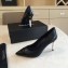Chanel Pearl Heel 8cm Lambskin and Patent Calfskin Pumps G35534 Black 2020