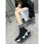 Versace Logo Print Knit Sock Sneakers Black 2019
